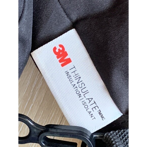 Mens 3M Black Thinsulate Insulation 40 Gram Winter Gloves, Size Mens Large - Picture 2 of 4